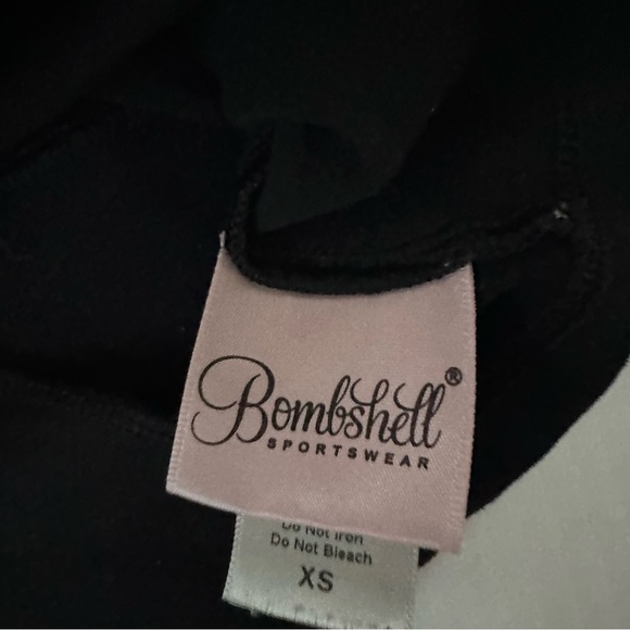 Bombshell Sportswear Styled Workout Tank Black, XS - Picture 4 of 8